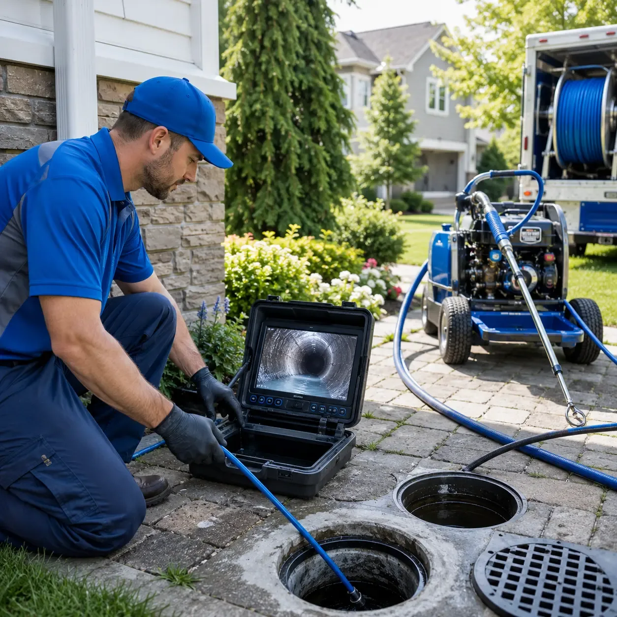 Outdoor drain cleaning professionals serving Norristown, PA